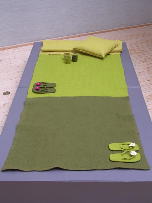 Teppich aus Filz